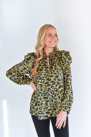 Purr-fectly Printed Leopard Print Top