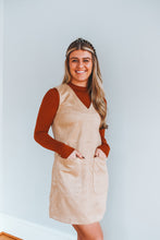 Load image into Gallery viewer, Tan The Flames Jumper Dress
