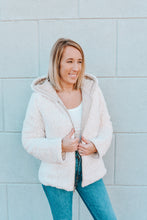 Load image into Gallery viewer, Winter Wishes Reversible Sherpa Puffer Jacket
