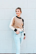 Load image into Gallery viewer, Perfectly Neutral Color Block Sweater
