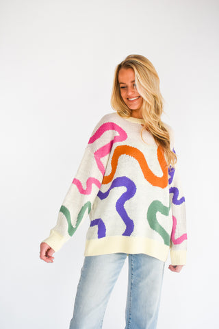 Sassy Swirls Sweater