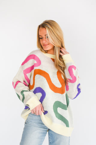 Sassy Swirls Sweater