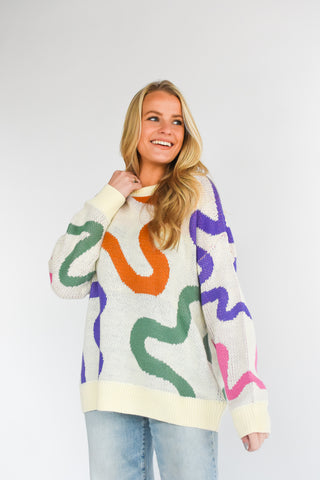 Sassy Swirls Sweater