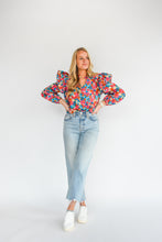 Load image into Gallery viewer, Flower Gang Ruffled Top
