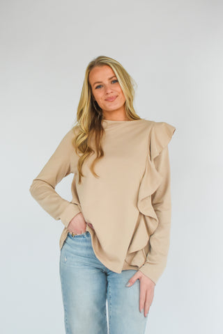 Ruffle It Up Sweatshirt