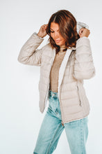 Load image into Gallery viewer, Winter Wishes Reversible Sherpa Puffer Jacket
