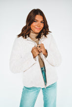 Load image into Gallery viewer, Winter Wishes Reversible Sherpa Puffer Jacket
