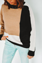 Load image into Gallery viewer, Perfectly Neutral Color Block Sweater
