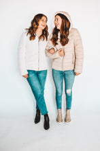 Load image into Gallery viewer, Winter Wishes Reversible Sherpa Puffer Jacket
