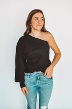 Load image into Gallery viewer, Dare To Dream One Shoulder Sweater
