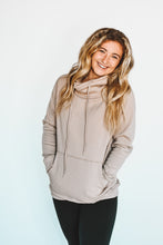 Load image into Gallery viewer, Criss Cross Cowl Neck Pullover

