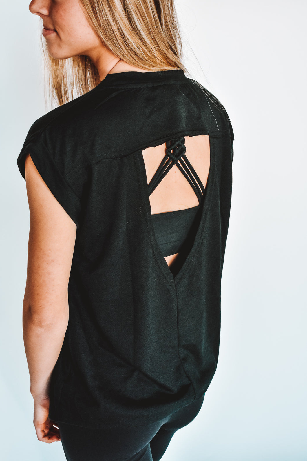 Cut Out Back Tee