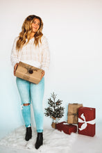 Load image into Gallery viewer, She&#39;s All That Metallic Thread Sweater
