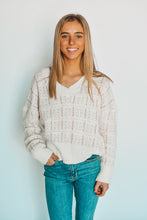 Load image into Gallery viewer, She&#39;s All That Metallic Thread Sweater
