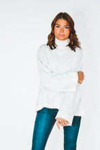 Load image into Gallery viewer, Grey In Touch Turtleneck Sweater
