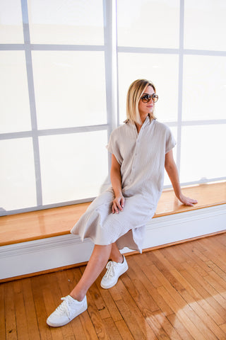 Dress My Soul Button Down Shirt Dress