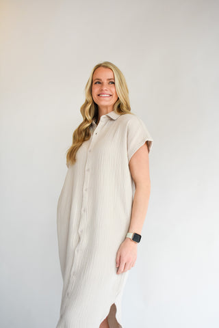 Dress My Soul Button Down Shirt Dress