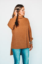 Load image into Gallery viewer, Be A Fashionista Pinstripe Turtleneck Top
