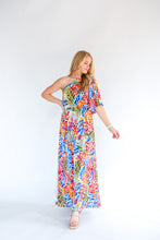 Load image into Gallery viewer, Rain Dance One Shoulder Satin Maxi Dress
