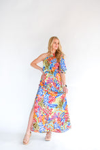 Load image into Gallery viewer, Rain Dance One Shoulder Satin Maxi Dress
