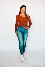 Load image into Gallery viewer, All About The Vibe Off Shoulder Sweater
