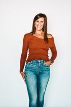 Load image into Gallery viewer, All About The Vibe Off Shoulder Sweater
