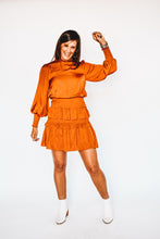 Load image into Gallery viewer, Bite The Rust Smocked Waist Dress
