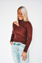Load image into Gallery viewer, The Cutout Shoulder Sweater
