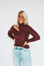 Load image into Gallery viewer, The Cutout Shoulder Sweater
