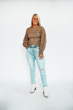 Load image into Gallery viewer, Love At Frost Sight Braided Sleeve Sweater

