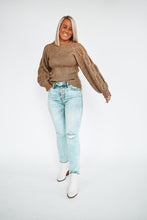 Load image into Gallery viewer, Love At Frost Sight Braided Sleeve Sweater
