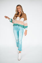 Load image into Gallery viewer, Say It Ain&#39;t Snow Striped Sweater
