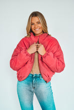 Load image into Gallery viewer, A Wintery Dream Corduroy Puffer Jacket
