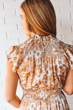 Load image into Gallery viewer, Wildflower Child Smocked Midi Dress
