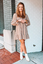 Load image into Gallery viewer, I Love Smock N Roll Gingham Dress
