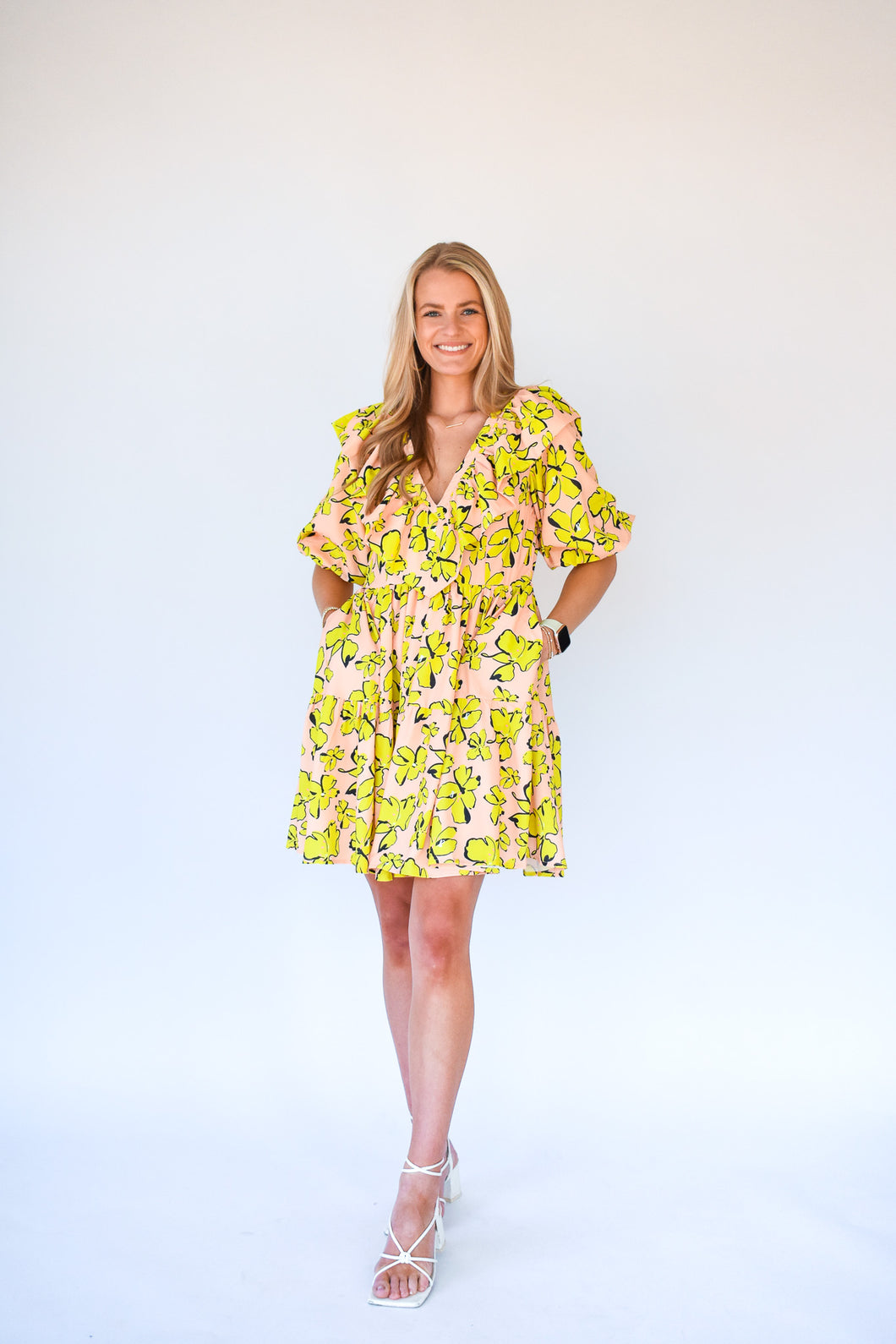 Love At First Bright Printed Dress