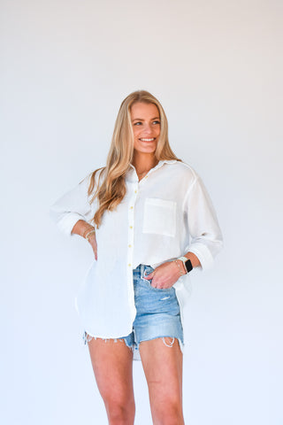 Glutton For A Button Up Top