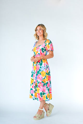 Crazy For Kokomo Cut Out Midi Dress
