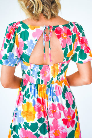 Crazy For Kokomo Cut Out Midi Dress