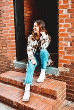 Load image into Gallery viewer, Plaid Romance Oversized Shacket
