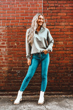 Load image into Gallery viewer, Comfy Or Bust Half Zip Sweatshirt
