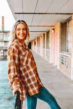 Load image into Gallery viewer, Plaid You Came Button Up Top
