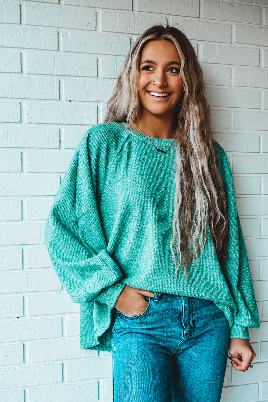 Let's Cuddle Thermal Knit Top