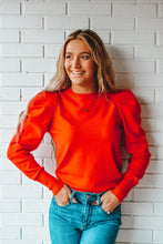 Load image into Gallery viewer, Knock Em Red Sweater
