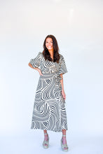 Load image into Gallery viewer, Glam Girl Midi Wrap Dress
