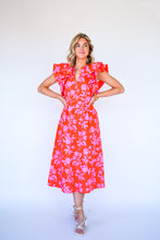 Load image into Gallery viewer, Blooming Vibes Floral Midi Dress

