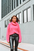 Load image into Gallery viewer, You&#39;ll Pink Of Me Turtleneck Sweater
