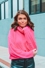 Load image into Gallery viewer, You&#39;ll Pink Of Me Turtleneck Sweater
