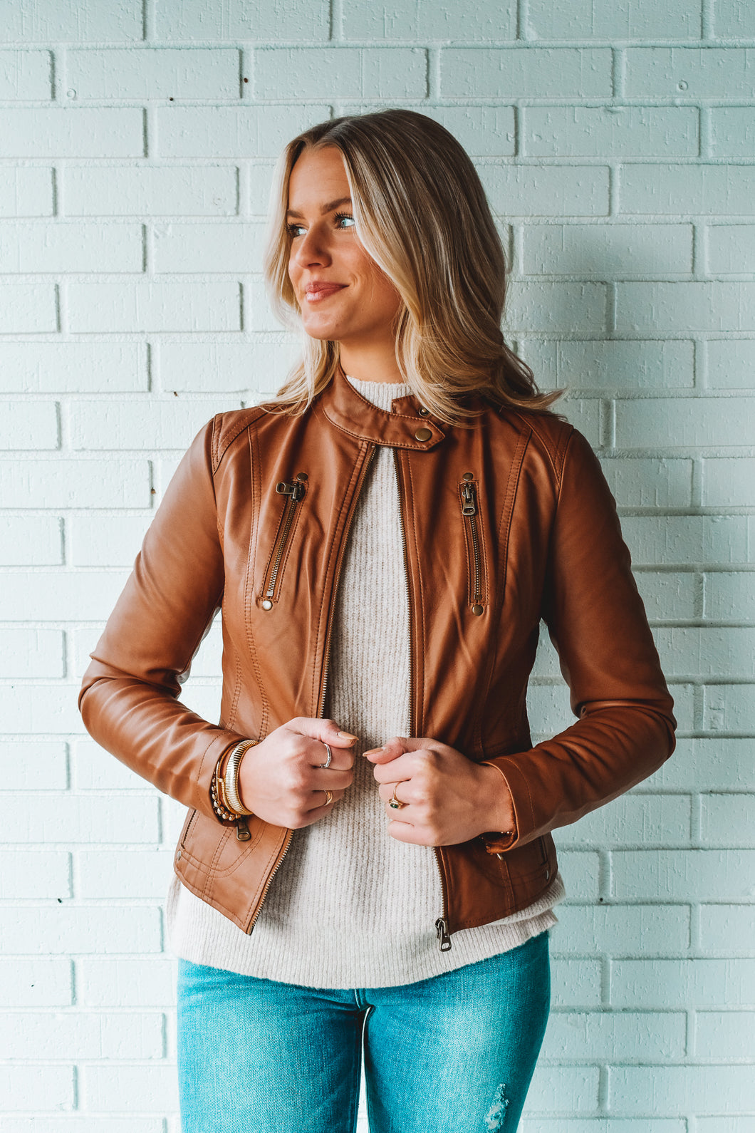 Better Faux Leather Motorcycle Jacket