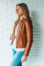 Load image into Gallery viewer, Better Faux Leather Motorcycle Jacket
